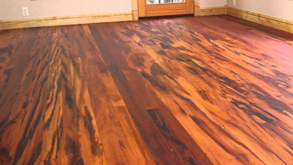 Hardwood flooring installation in a Florida home showing classic wood textures and elegant design